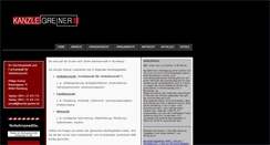 Desktop Screenshot of kanzlei-greiner.de